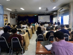 ประชุมยืนยันความถูกต้องข้อมูลรูปแปลงการใช้ประโยชน์ที่ดินในเขตป่าตามกฎหมาย เพื่อประกอบการขออนุญาตสิทธิที่ทำกิน 