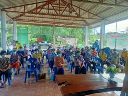 โครงการหมู่บ้านวิถีใหม่ สู้ภัยโควิด 19 ณ อาคารเอนกประสงค์ บ้านนาไลยใต้ หมู่ที่ 10 