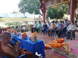 กิจกรรมหล่อเทียนพรรษา โครงการถวายเทียนจำนำพรรษา ณ วัดนาไลย หมู่ที่