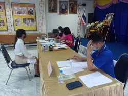 01/02/2565 บรรยากาศการสอบเพื่อสรรหาพนักงานจ้างทั่วไปที่ว่าง ตามแผนอัตรากำลัง 3 ปี 