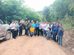  ร่วมปิดโครงการ การขอสนับสนุนเครื่องกลจากองค์การบริหารส่วนจังหวัดน่าน โดยที่ทางองค์การบริการส่วนตำบลอ่ายนาไลย เป็นผู้สนับสนุนน้ำมันเชื้อเพลิง