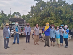 การฉีดพ่นควันกำจัดยุงลาย บ้านนาไลย