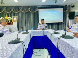  นายแพทย์ชลน่าน  ศรีแก้ว รัฐมนตรีว่าการกระทรวงสาธารณสุข  ร่วมหารือข้อราชการในพื้นที่อำเภอเวียงสา  ณ องค์การบริหารส่วนตำบลอ่ายนาไลย